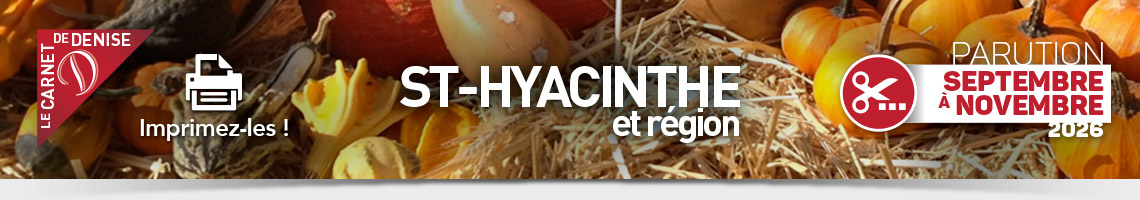 Coupon-rabais promotions St-Hyacinthe et région